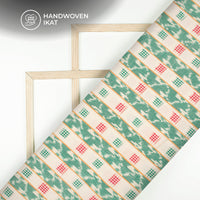 Pre-Washed Pochampally Weave Double Ikat Cotton Fabric
