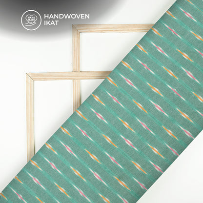 Pre-Washed Pochampally Ikat Weave Cotton Fabric