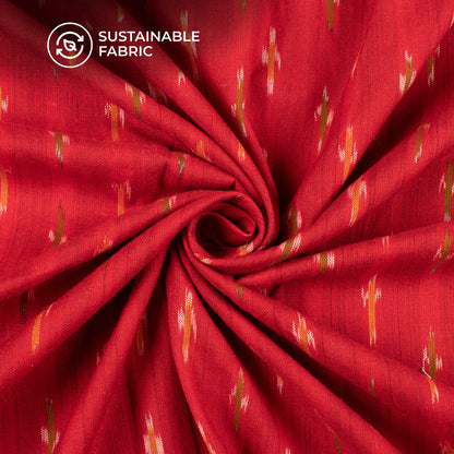 Pre-Washed Pochampally Ikat Weave Cotton Fabric