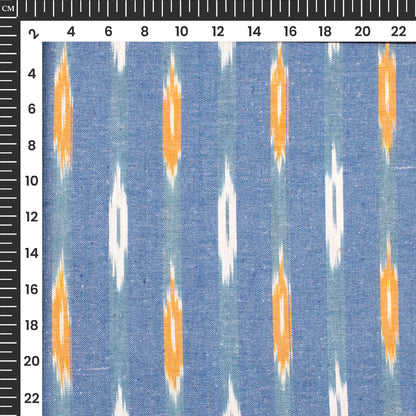 Pre-Washed Pochampally Ikat Weave Cotton Fabric