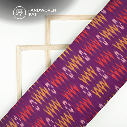 Pre-Washed Pochampally Ikat Weave Cotton Fabric