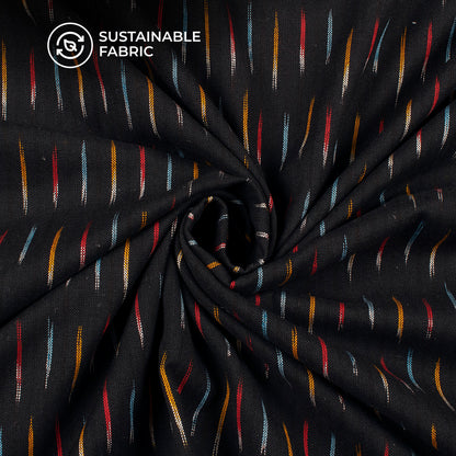 Pre-Washed Pochampally Ikat Weave Cotton Fabric