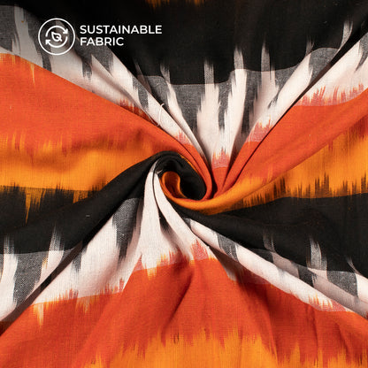 Pre-Washed Pochampally 3D Ikat Cotton Fabric