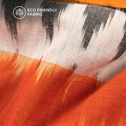 Pre-Washed Pochampally 3D Ikat Cotton Fabric