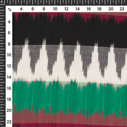 Pre-Washed Pochampally 3D Ikat Cotton Fabric