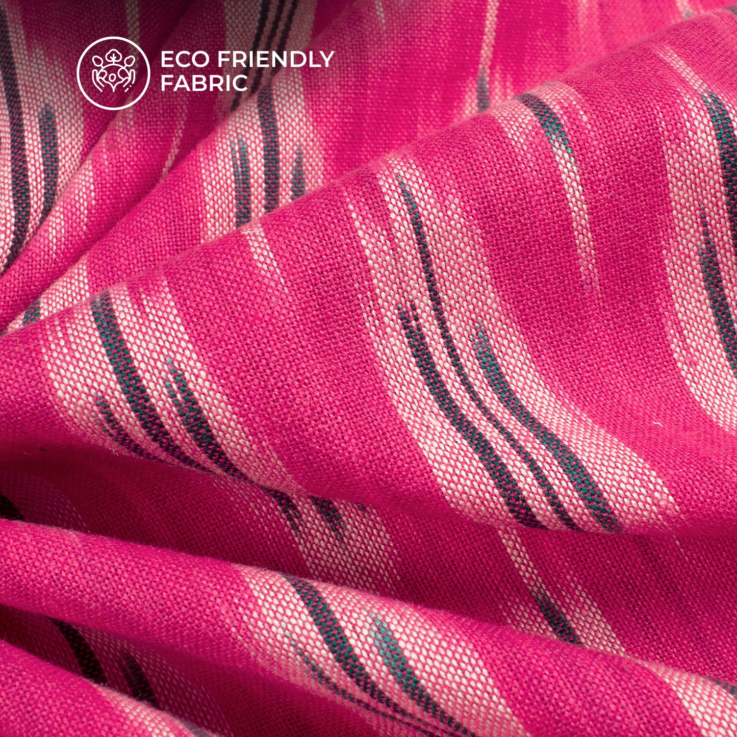 Pre-Washed Pochampally Ikat Weave Cotton Fabric