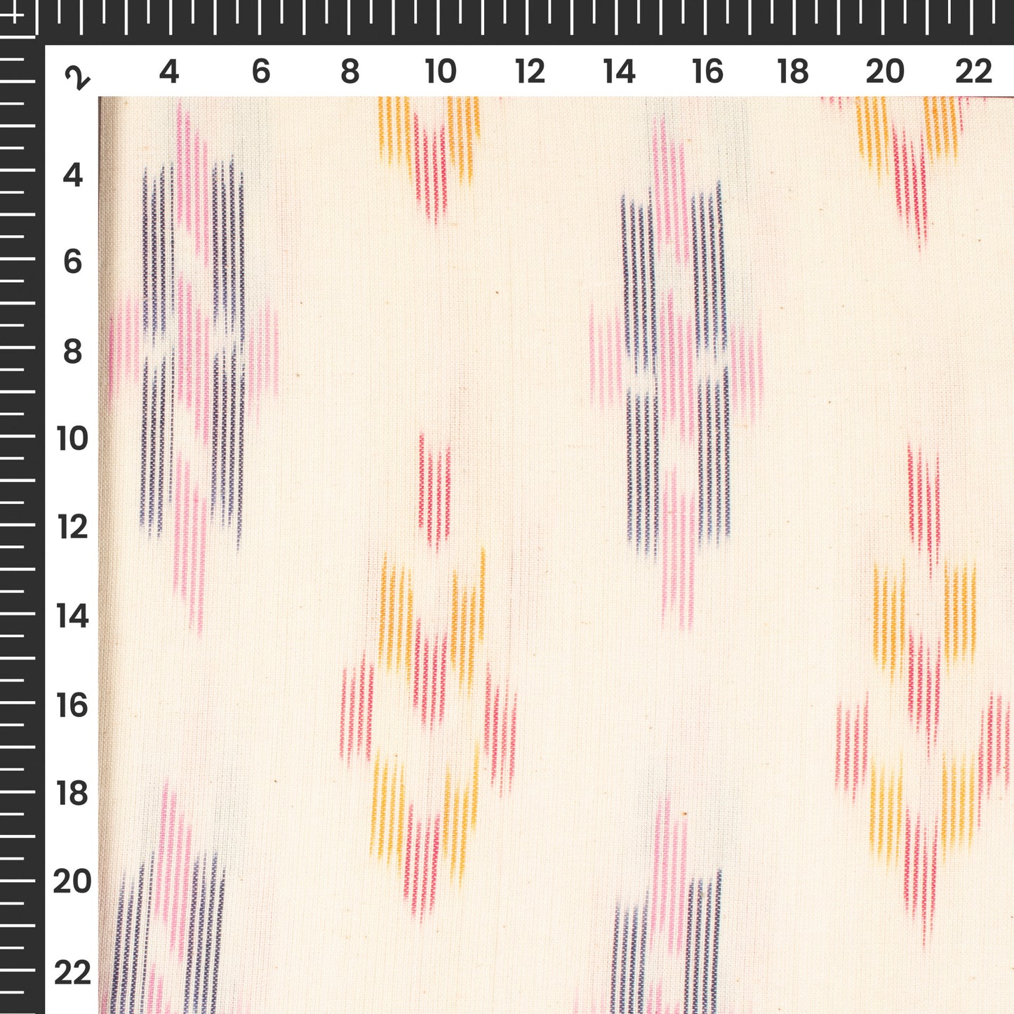 Pre-Washed Pochampally Ikat Weave Cotton Fabric