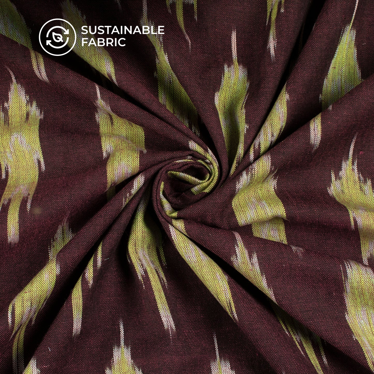 Pre-Washed Pochampally Ikat Weave Cotton Fabric