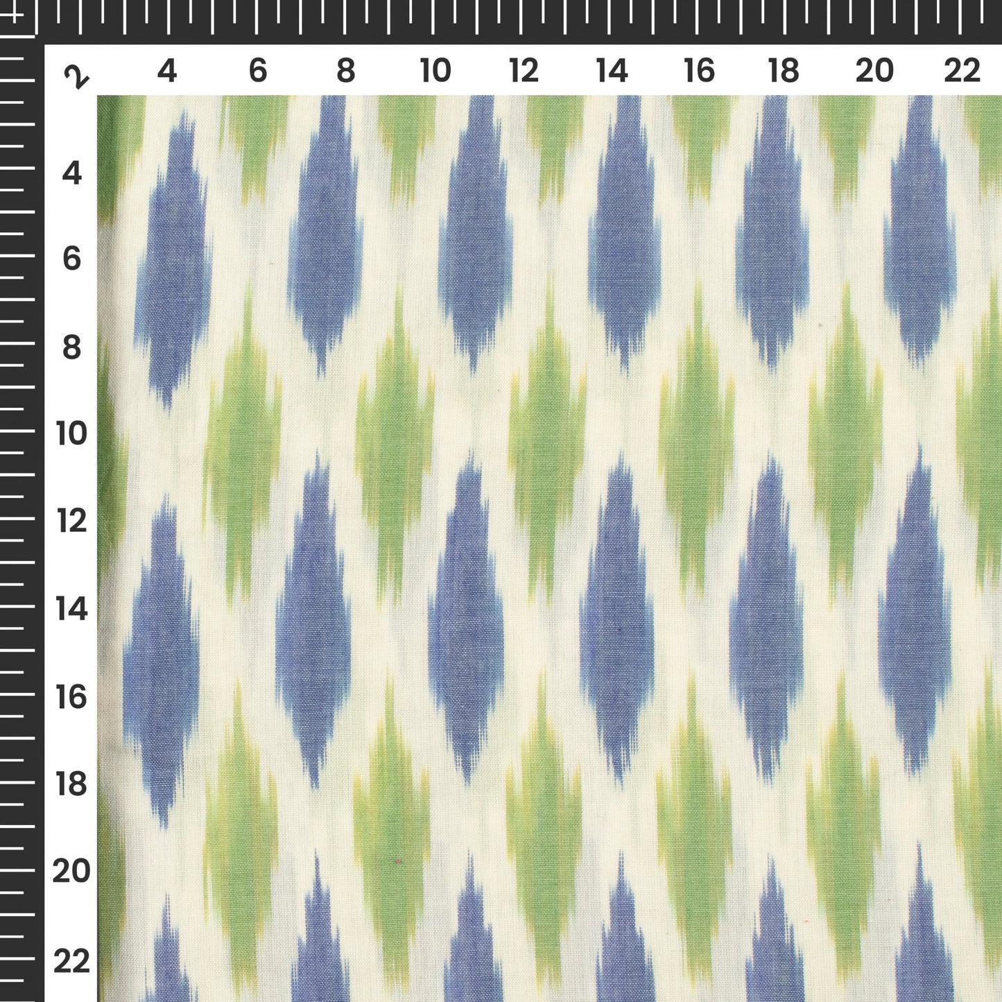 Pre-Washed Pochampally Ikat Weave Cotton Fabric