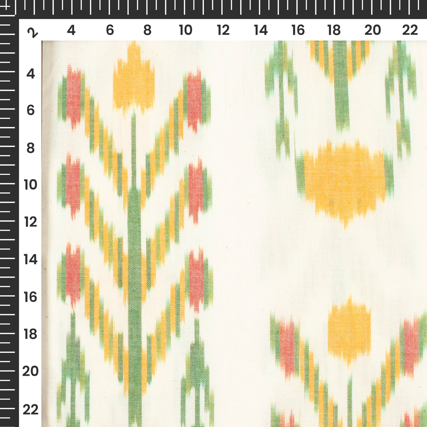 Pre-Washed Pochampally Ikat Weave Cotton Fabric