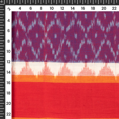 Pre-Washed Pochampally Ikat Weave Cotton Fabric