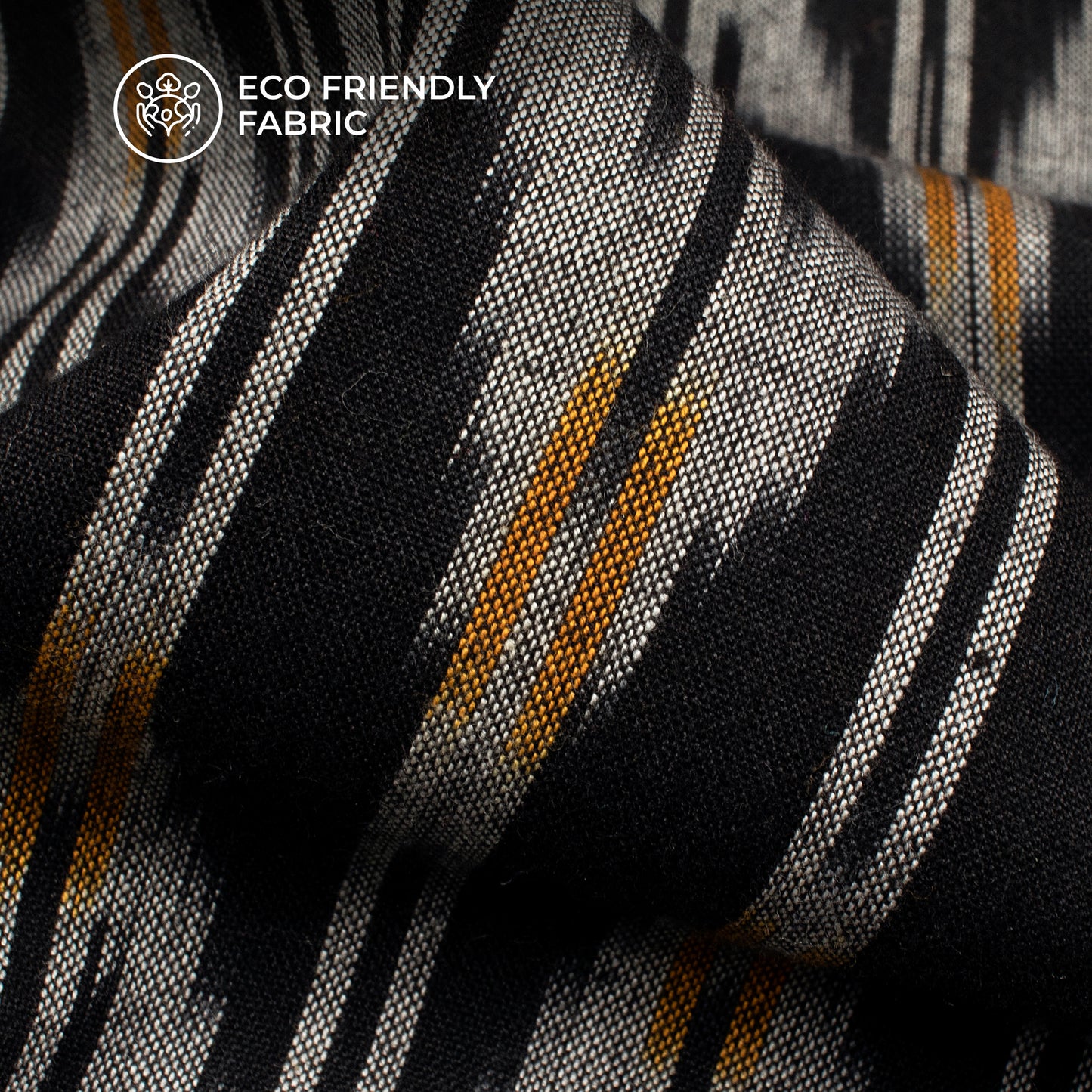 Pre-Washed Pochampally Ikat Weave Cotton Fabric