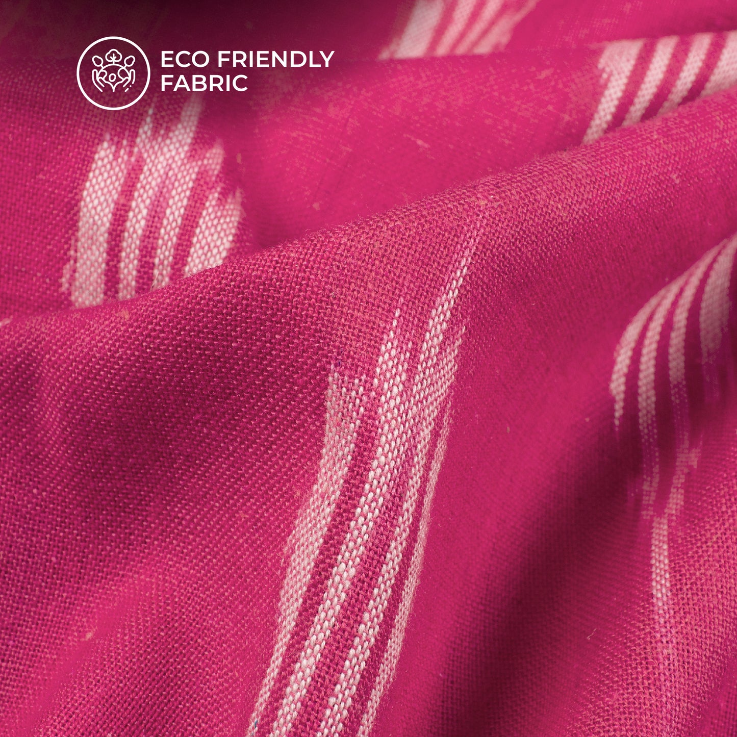 Pre-Washed Pochampally Ikat Weave Cotton Fabric