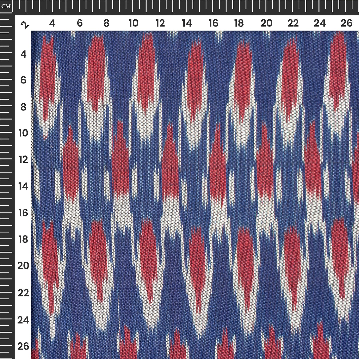 Pre-Washed Pochampally Ikat Weave Cotton Fabric