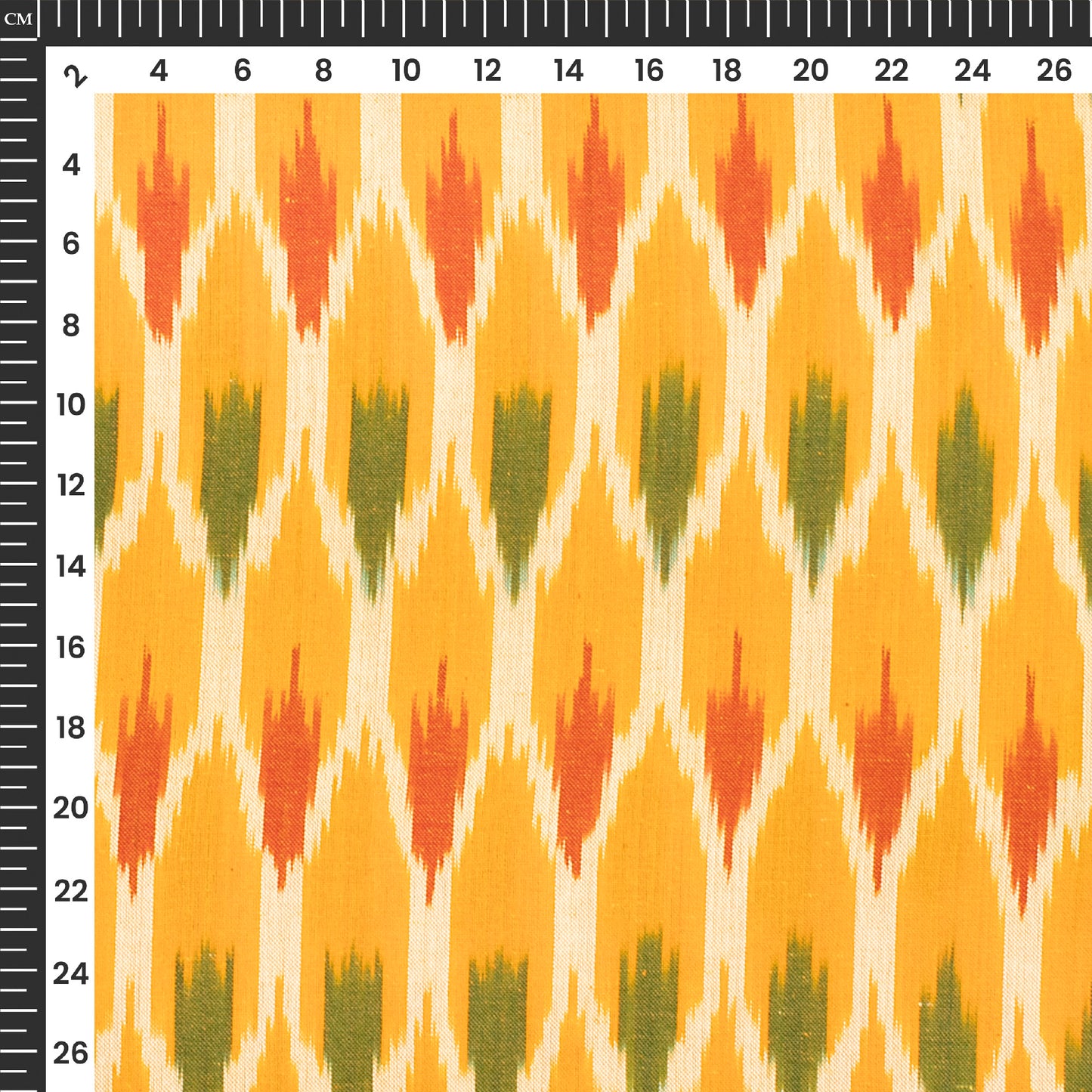 Pre-Washed Pochampally Ikat Weave Cotton Fabric