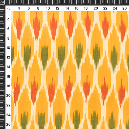 Pre-Washed Pochampally Ikat Weave Cotton Fabric