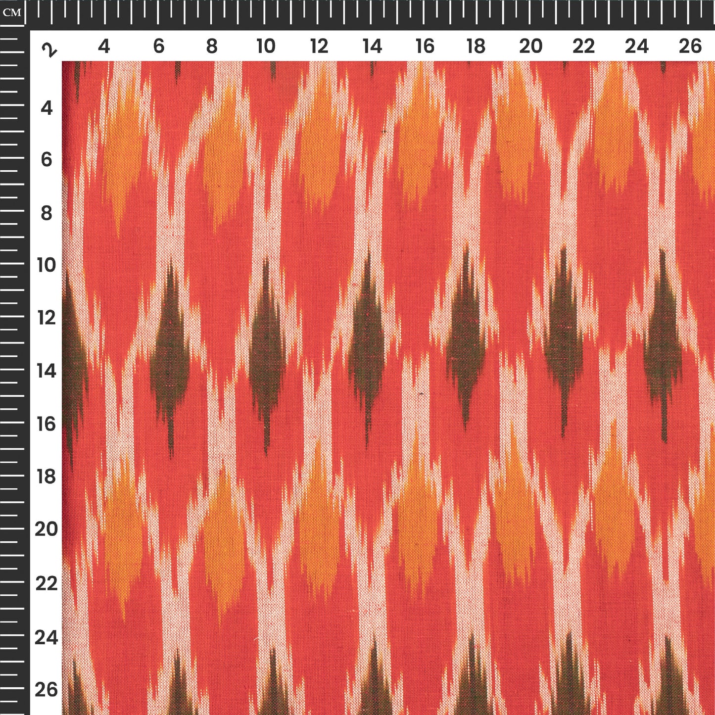 Pre-Washed Pochampally Ikat Weave Cotton Fabric