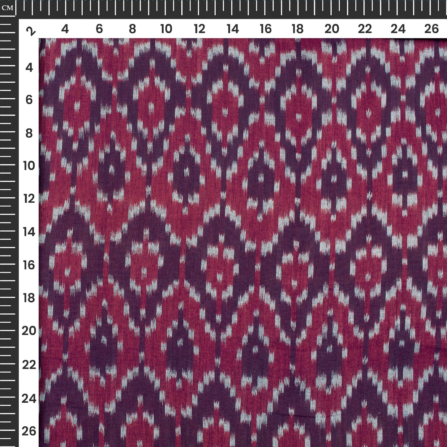 Pre-Washed Pochampally Mercerised Ikat Weave Cotton Fabric