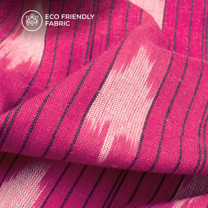 Pre-Washed Pochampally Ikat Weave Cotton Fabric