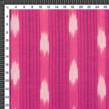 Pre-Washed Pochampally Ikat Weave Cotton Fabric