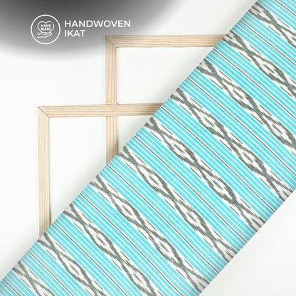 Pre-Washed Pochampally Ikat Weave Cotton Fabric