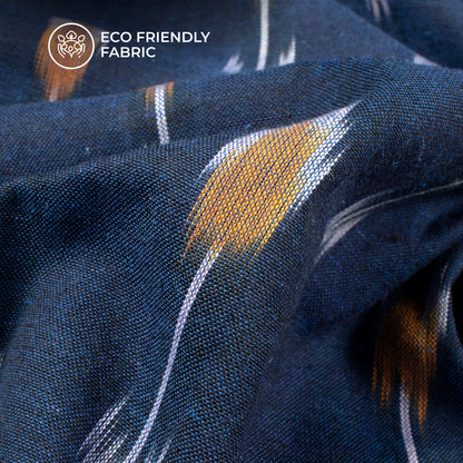 Pre-Washed Pochampally Ikat Weave Cotton Fabric