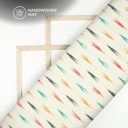 Pre-Washed Pochampally Ikat Weave Cotton Fabric