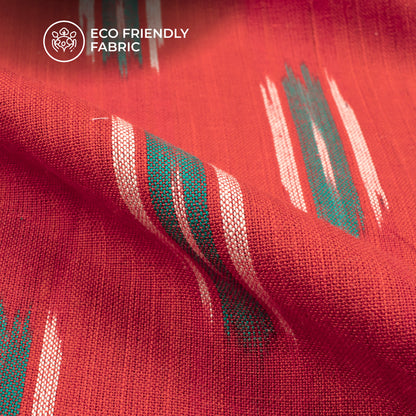 Pre-Washed Pochampally Ikat Weave Cotton Fabric