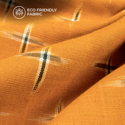 Pre-Washed Pochampally Double Ikat Weave Cotton Fabric