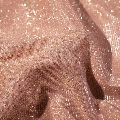 Exclusive salmon Orange Silver Zari Work On Imported Fabric