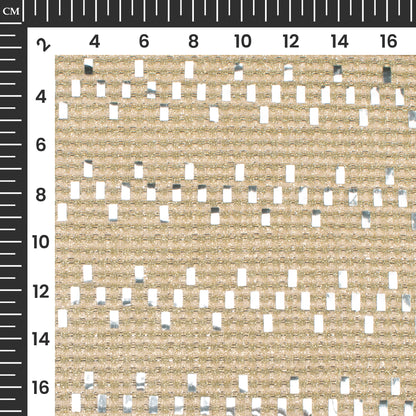 Gorgeous Zari Work With Glitter On Imported Fabric