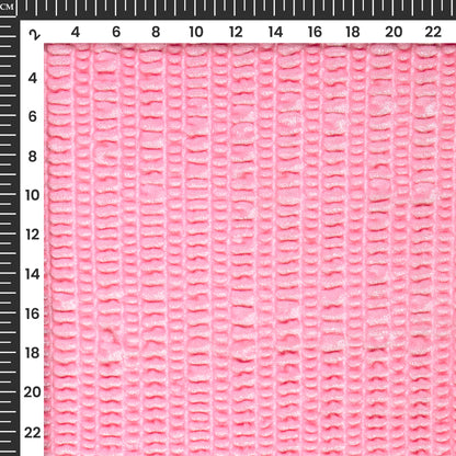 Lovely Taffy Bubble Imported Stretched Velvet Fabric