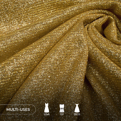 Shiny Imported Fabric for Crafting, DIY Creations And Party Wear