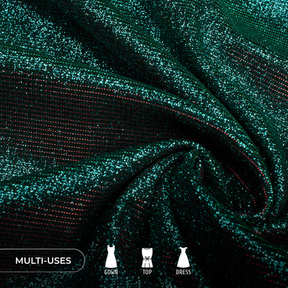 Premium Imported Sparkle Fabric - For Disco Events and DIY Outfit Creations