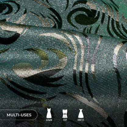 Luxury Imported Metallic Fabric - For Designer Garments & Studio Photography