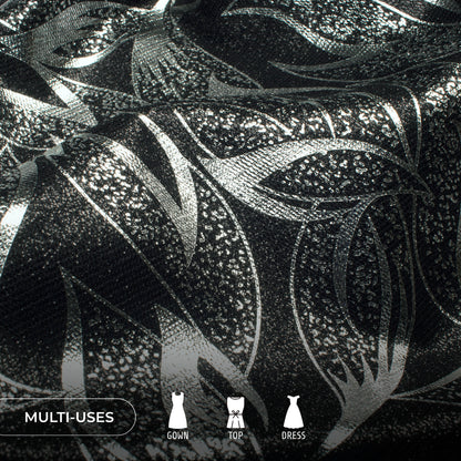 Luxury Imported Metallic Fabric - For Designer Garments & Studio Photography