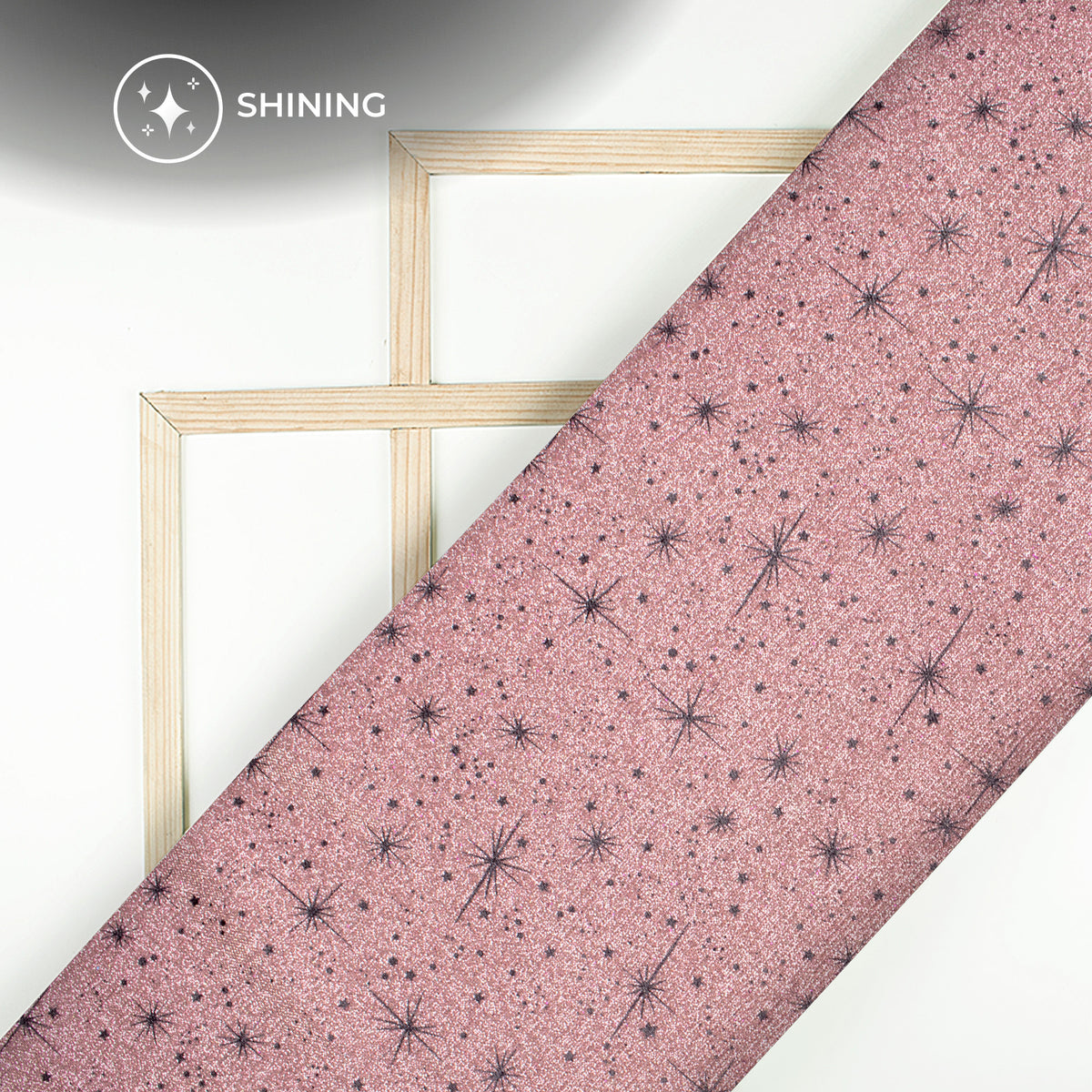 High-Quality Foil Work Imported Fabric - Perfect for Fashion Garment Photography
