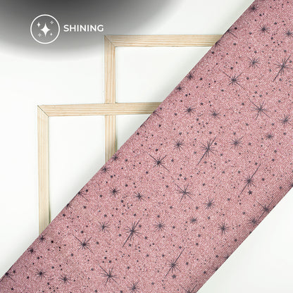 High-Quality Foil Work Imported Fabric - Perfect for Fashion Garment Photography
