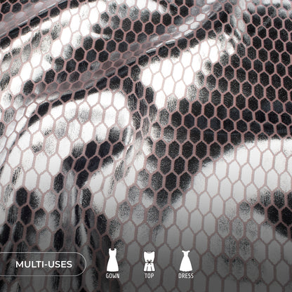 Imported Luster Material – Ideal for Couture Outfits on the Catwalk