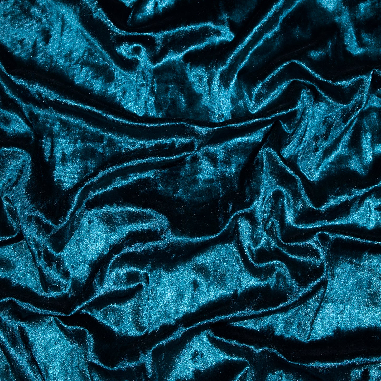 Luxurious Astronaut Blue Imported Stretched Velvet Fabric