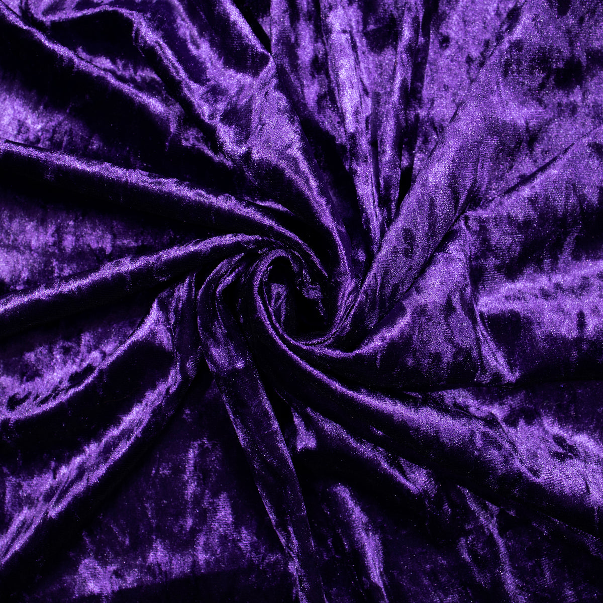 Luxurious Dark Purple Imported Stretched Velvet Fabric