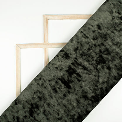 Luxurious Juniper Green Imported Stretched Velvet Fabric