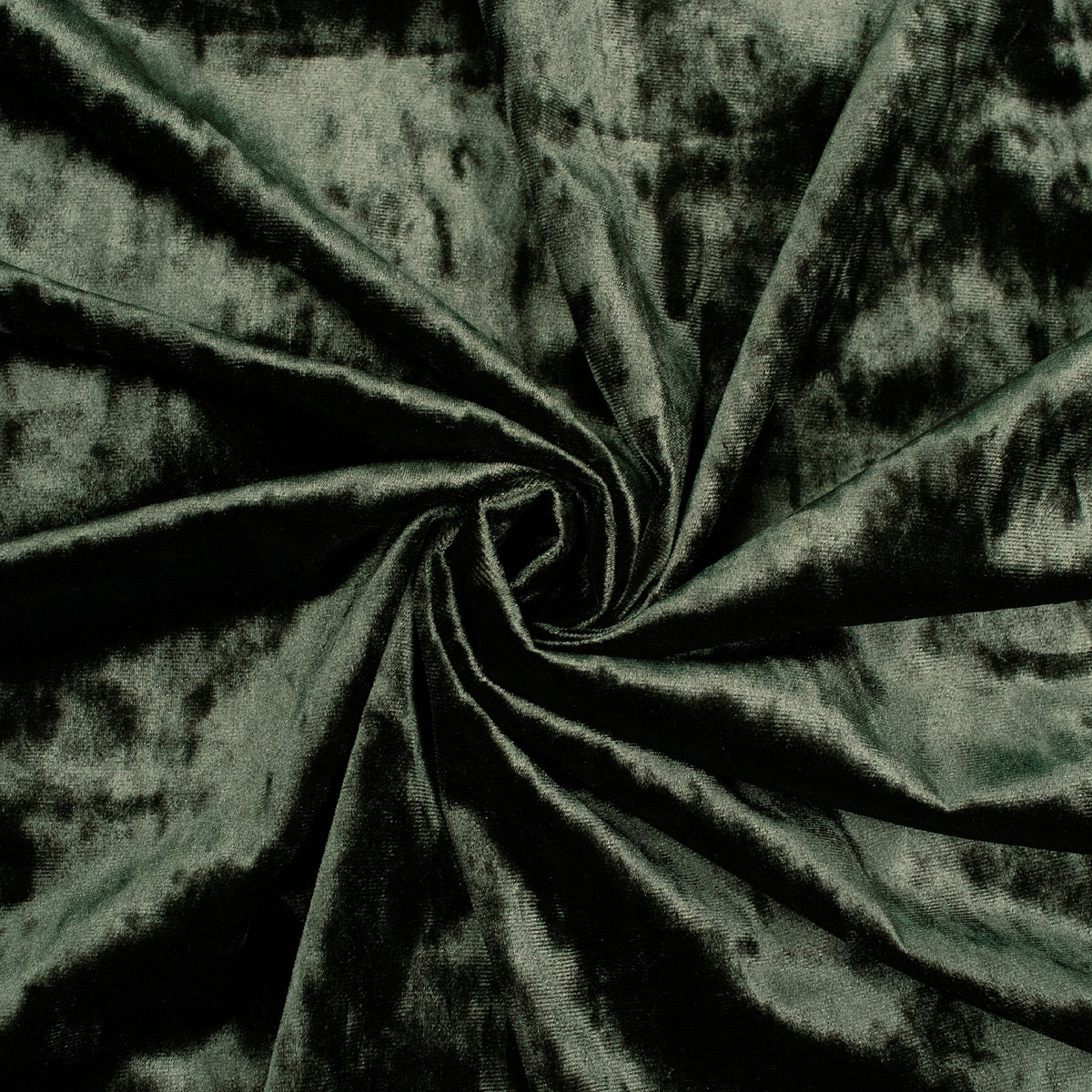 Luxurious Juniper Green Imported Stretched Velvet Fabric
