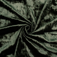 Luxurious Juniper Green Imported Stretched Velvet Fabric