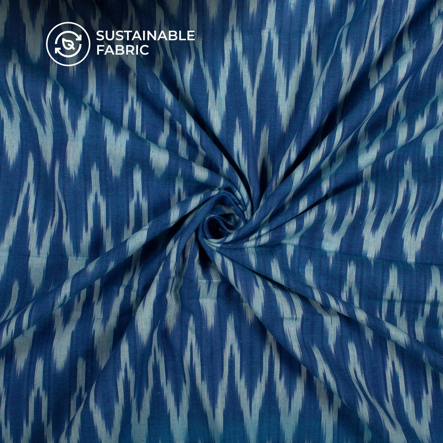 Pre-Washed Pochampally Ikat Weave Cotton Fabric