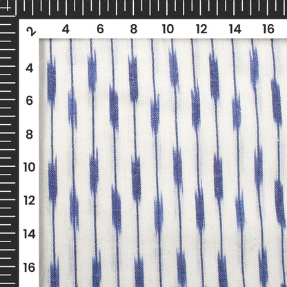 Pre-Washed Pochampally Ikat Weave Cotton Fabric