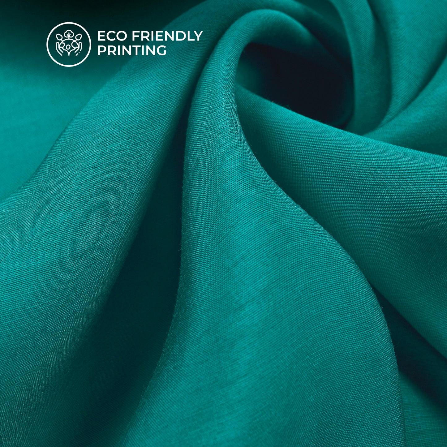 Ultra-Smooth Solid Blue Mul Chanderi Fabric (Width 58 Inches)