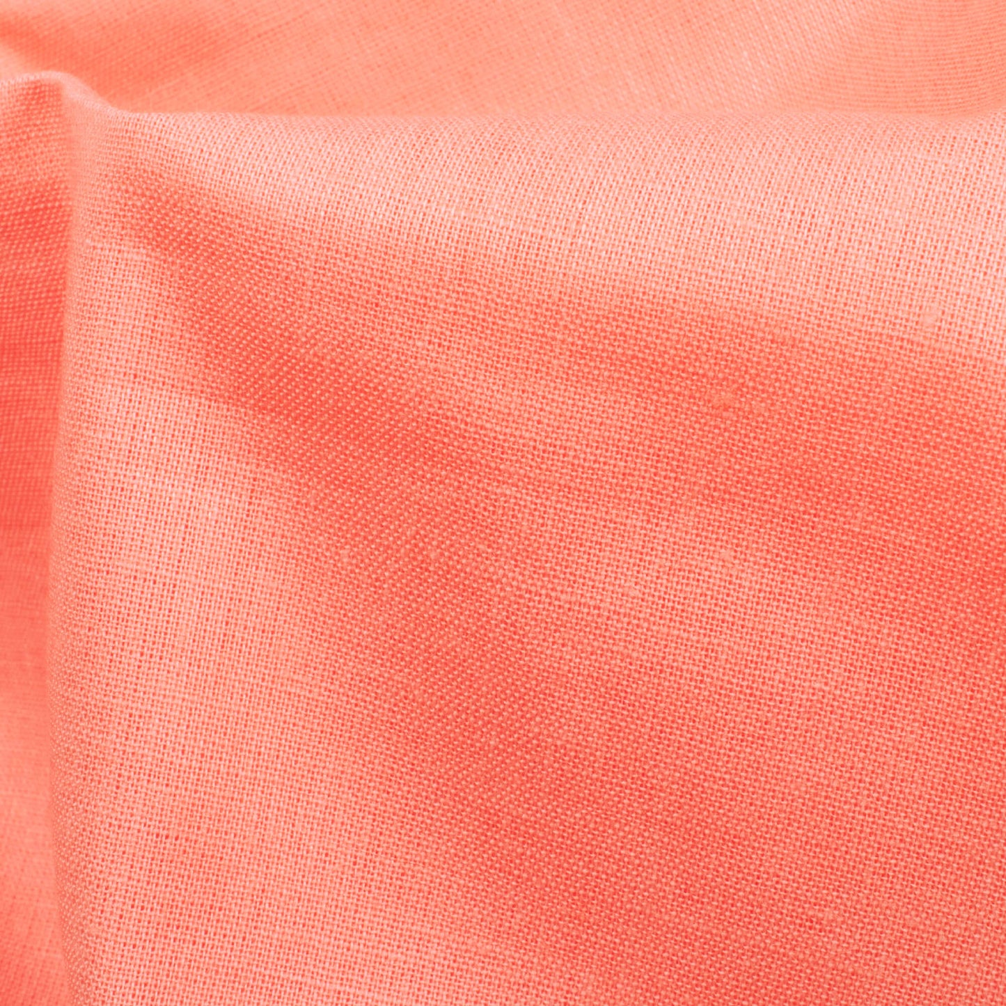 Salmon Orange Plain Cotton Cambric Fabric