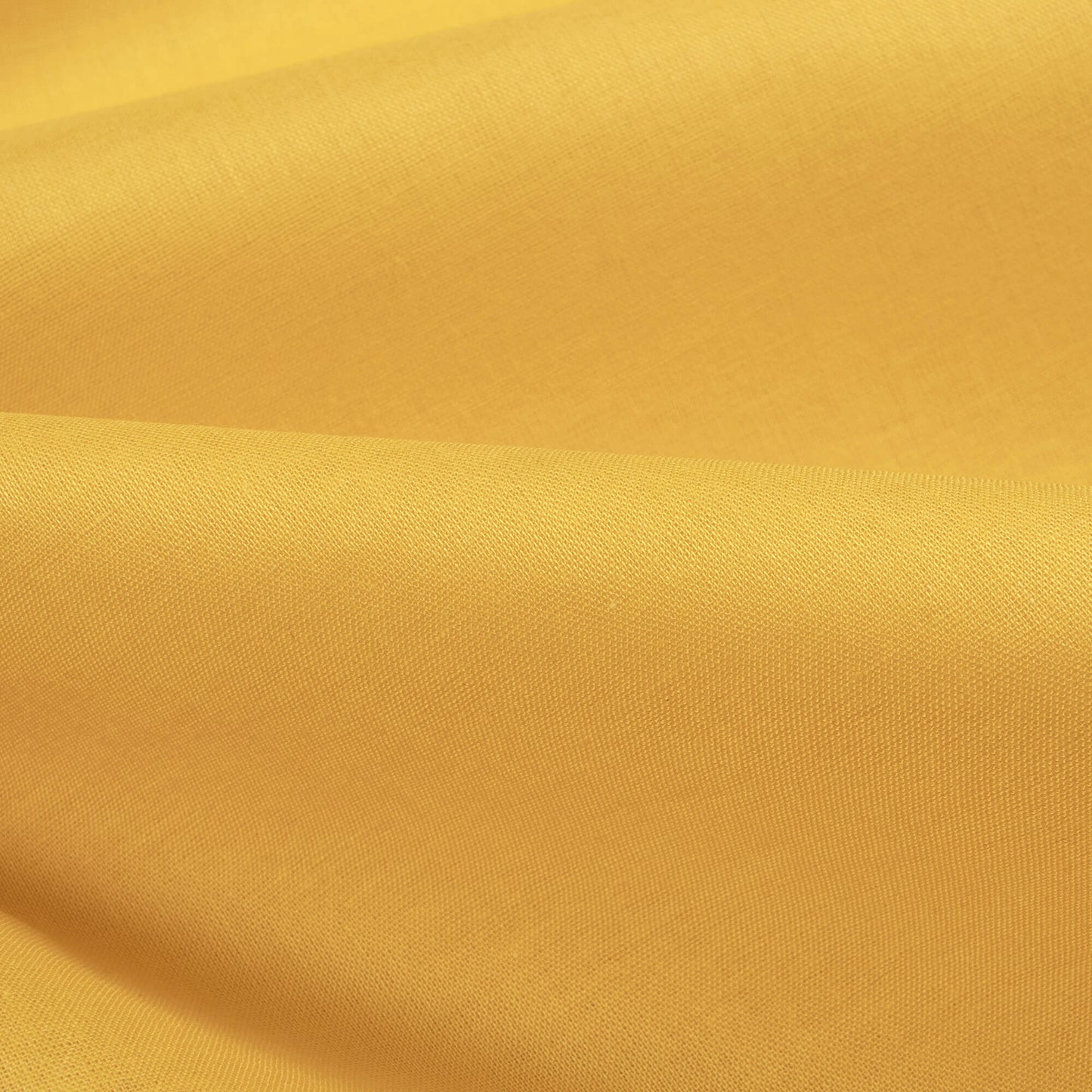 Mustard Yellow Plain Cotton Cambric Fabric