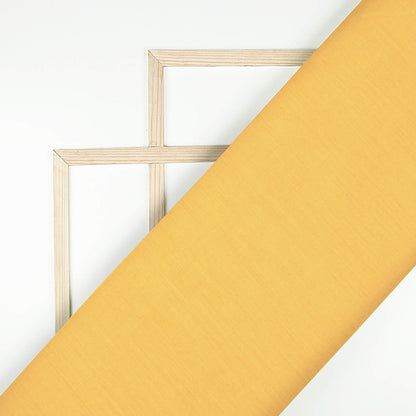 Mustard Yellow Plain Cotton Cambric Fabric